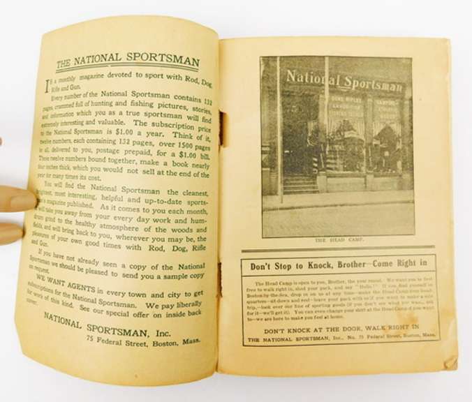 Antique National Sportsman Encyclopedia of Sporting Goods