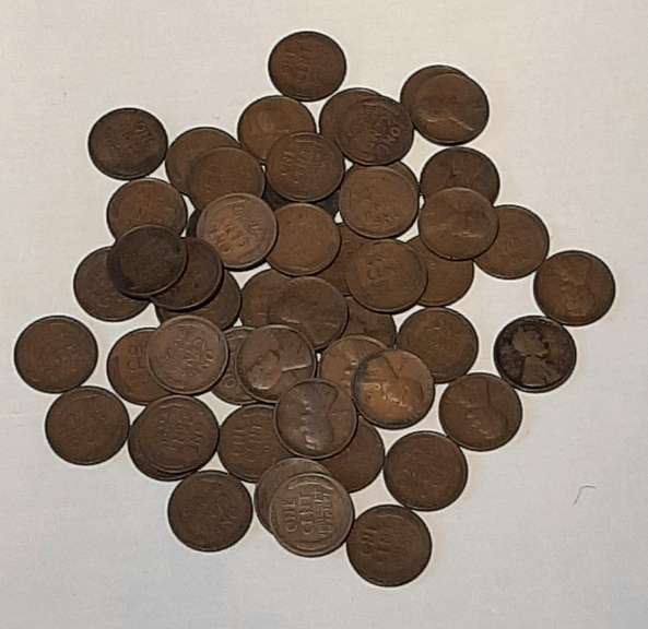 Roll Of 50 Plus 1909 First Year Lincolns