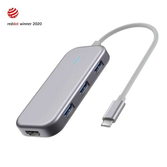 USB 3.0 TF Card Reader Display USB Hub