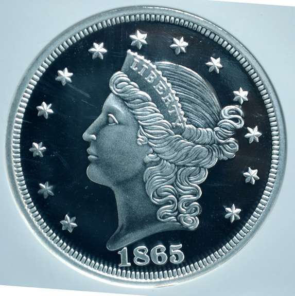 2007 JAMES B. LONGACRE "PROPOSED MOTTO" DBLE EAGLE  1 OZ. SILVER