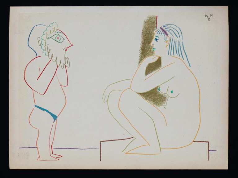 PABLO PICASSO UNITLED (29.1.54.III) 1954