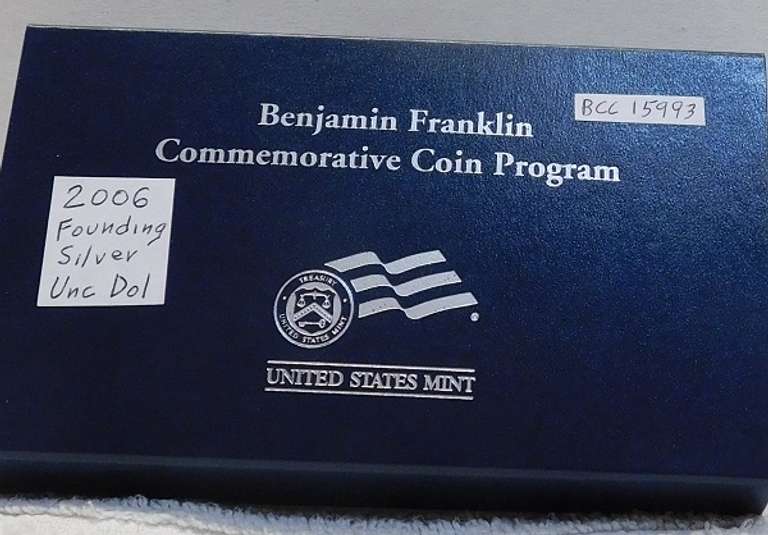 2006 Silver Unc Franklin - Founding Sil Dol