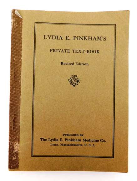 Antique Lydia Pinkhams Private Book for Women