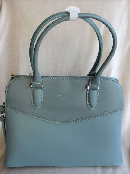 New Arrival Powder Blue Color Bag By David Jones
