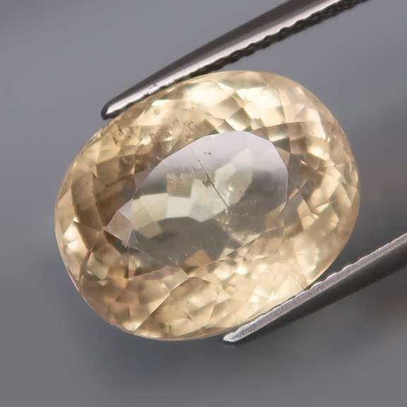 Huge! 11.71ct unheated yellow Apatite