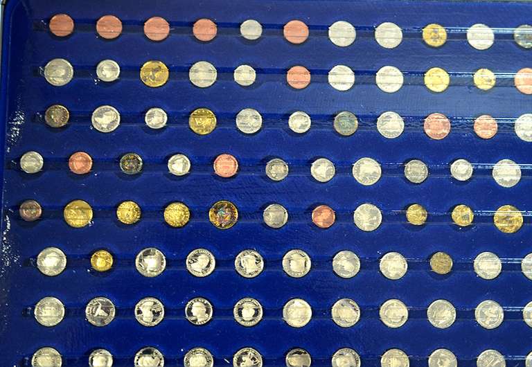 Franklin Mint Coins of the United States in Miniature COMPLETE