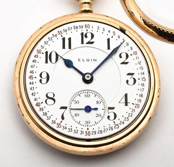 Exceptional Elgin Gold Filled Pocket Watch