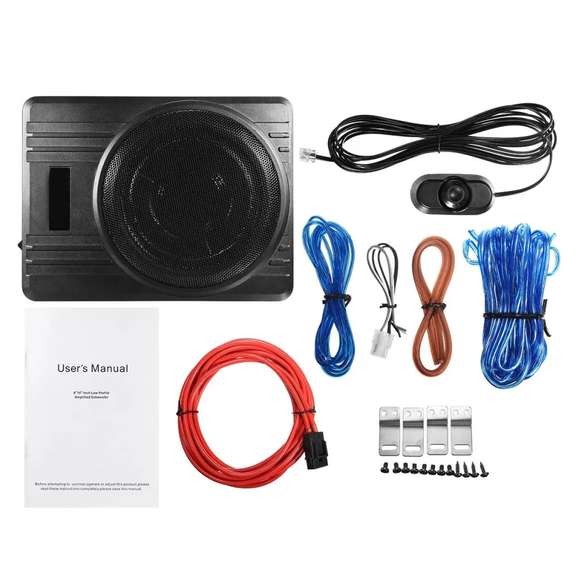 10 Inch 600W Under Seat Car Amplifier Bass Speaker