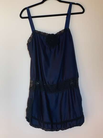 Free People Silk & Lace Slip