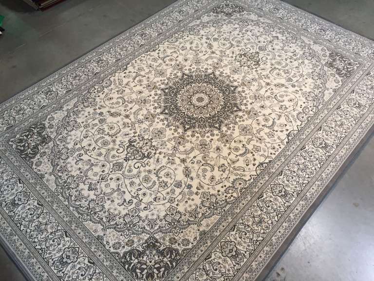 STUNNING PREMIUM  PERSIAN ISFAHAN DESIGN AREA RUG 9x13