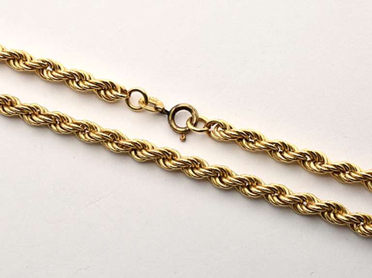 Popular 4 mm Rope Necklace