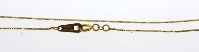 Italian 14K YellowGold Cross Necklace