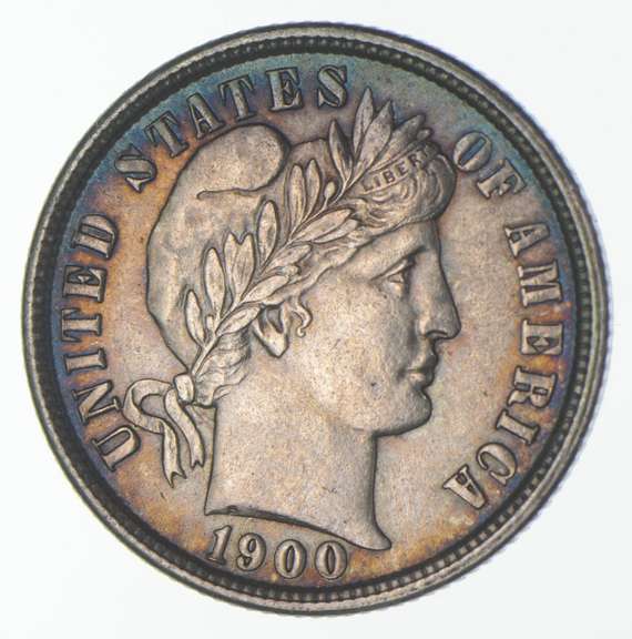 1900 Barber Dime