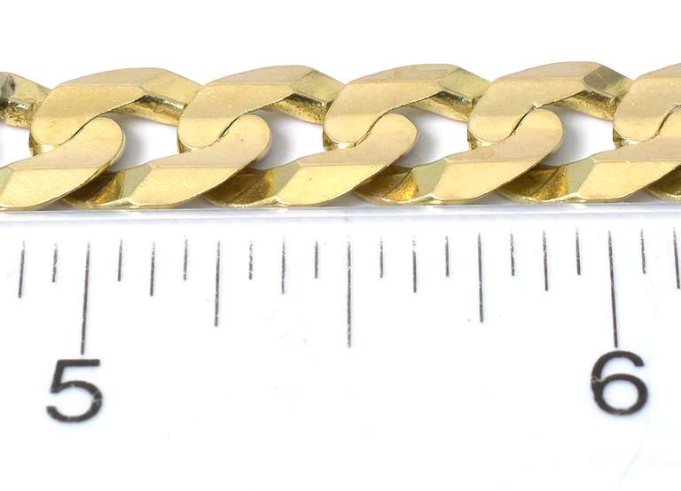 Heavy Cuban-Link Bracelet in 14KT Yellow Gold