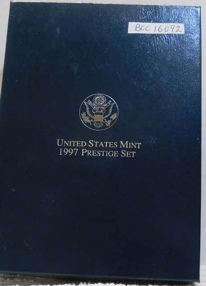 1997 Prestige Set, w/PRF Silver Dol.