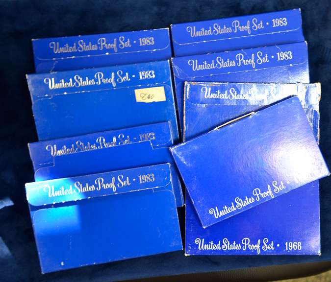Lot of Proof Sets 9 Total