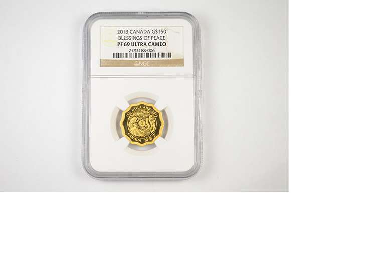 PF69 UCAM 2013 Canada 150 Dollars Blessings Of Peace Gold Coin - NGC