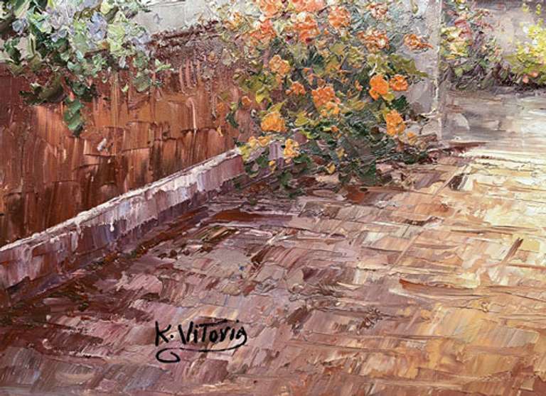 BEAUTIFUL  HAND PAINTED OIL PAINTING ON CANVAS