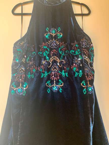 Free People Embellished Swing Dress