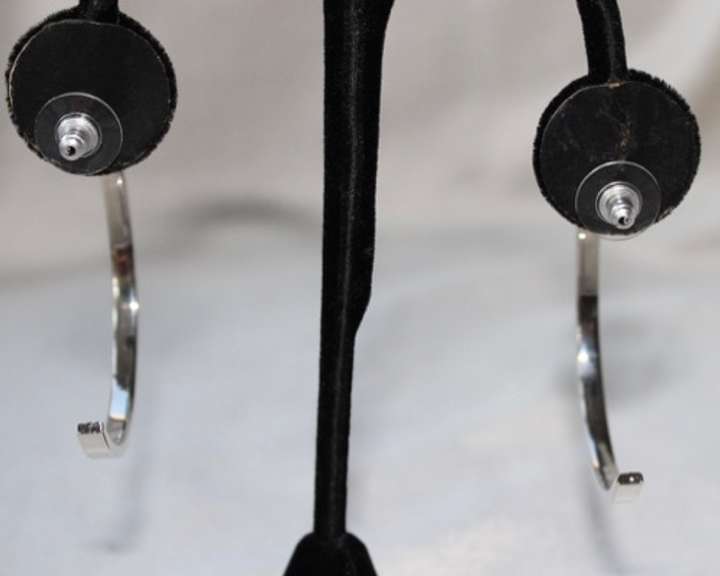 A Very Sexy  Fashion Design Half Hoop Earrings