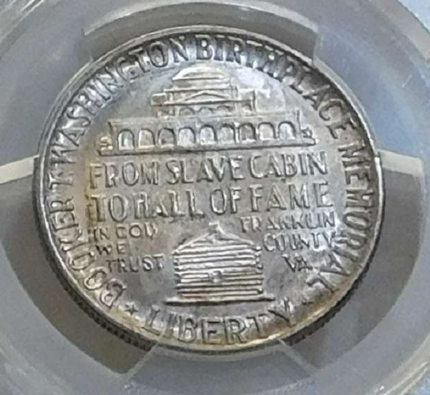 1946 Booker T Washingtom Comm PCGS MS-64  nice tone