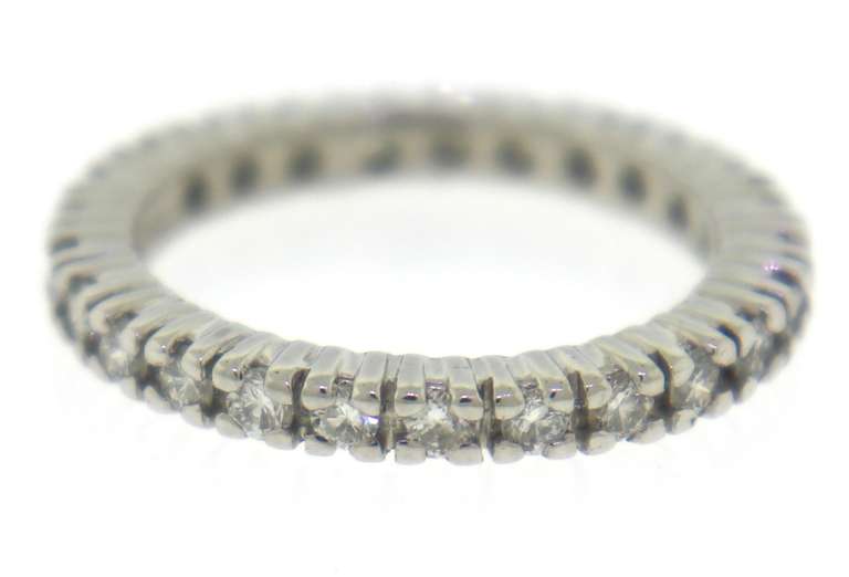 Amazing Platinum Diamond Eternity Band