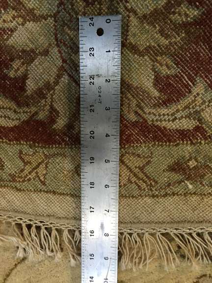 HAND KNOTTED ZIGHLER RUG ROUND 8X8