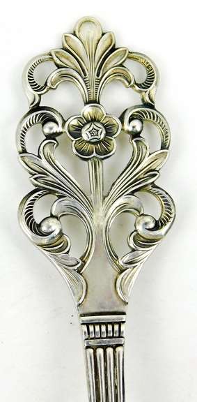 Antique TH Marthinsen Norway Sterling Silver Ladle