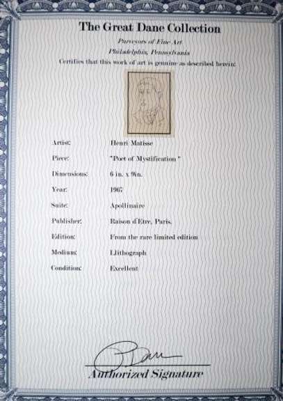 HENRI MATISSE POET OF MYSTIFICATION 1967