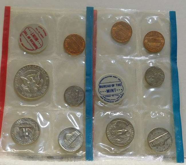 1970 Silver Mint (Unc) Set, 40% Sil Hf
