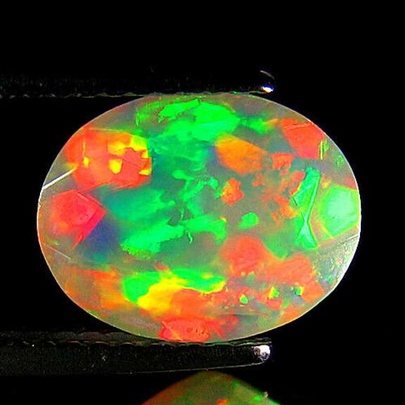 Full panel floral flashing 1.96ct Welo Opal
