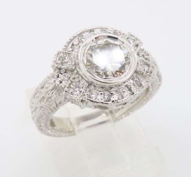 Vintage Inspired 1.27CTW Diamond Ring
