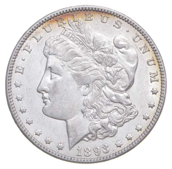 1893-O Morgan Silver Dollar