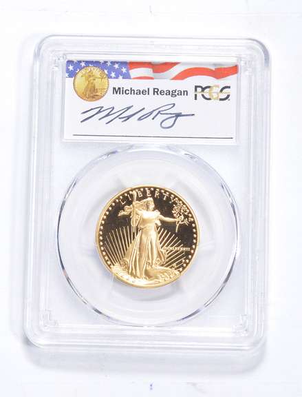 PR70 DCAM 1988-P $25 American Eagle 1/2 Oz Gold Reagan Legacy - PCGS