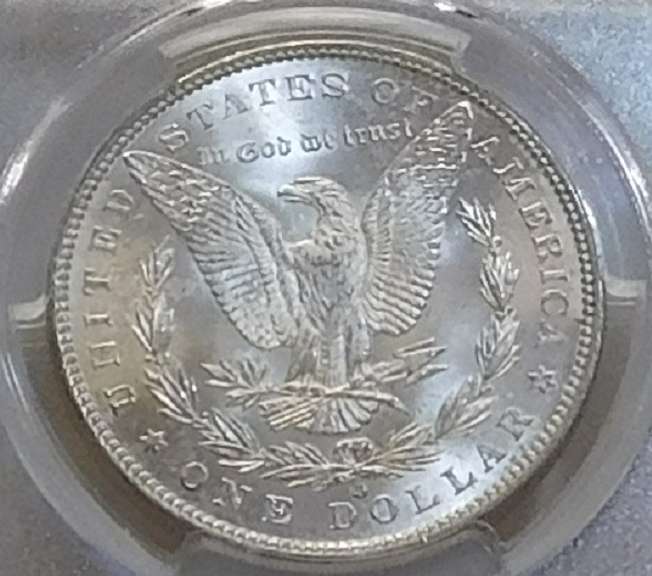 1880-O Morgan Dollar PCGS MS-63 hard date