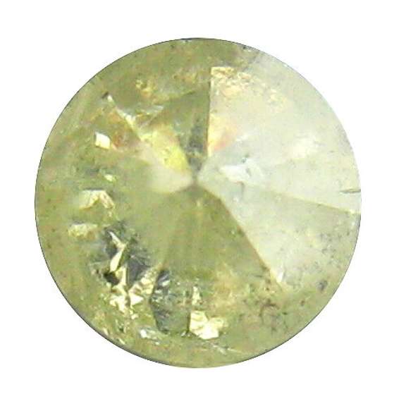 Unheated .23ct fancy yellow Diamond solitaire