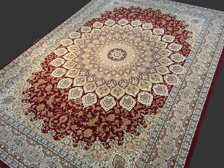 STUNNING PREMIUM  PERSIAN DOME PATTERN AREA RUG 8x11