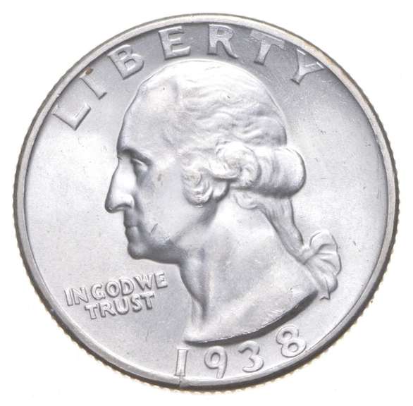 1938-S Washington Quarter