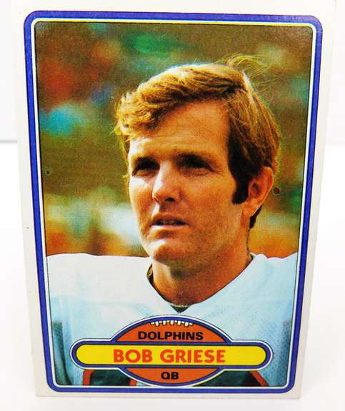 Bob Griese 1980 Topps Football Card