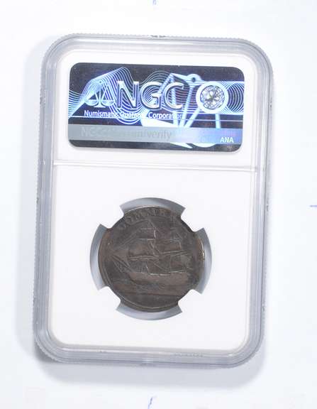 VG Details 1781 North American Token - Scratches - Graded NGC