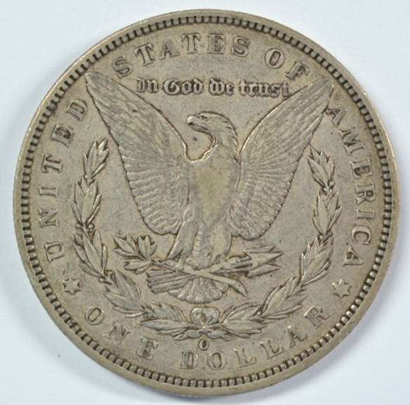 Scarce 1894-O Morgan Silver Dollar in sharp XF
