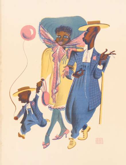 AL HIRSCHFELD SHARPY FAMILY 1941