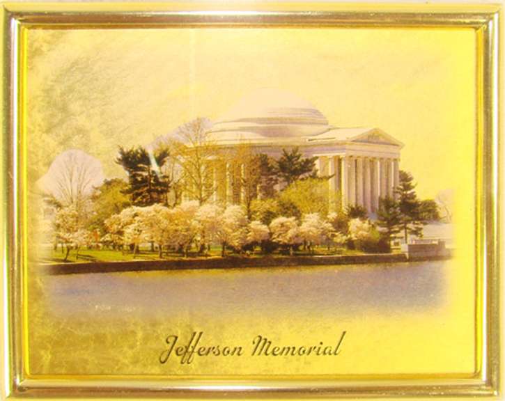 Italian Handcrafted Collectible Cert. Gold Leaf Scenery