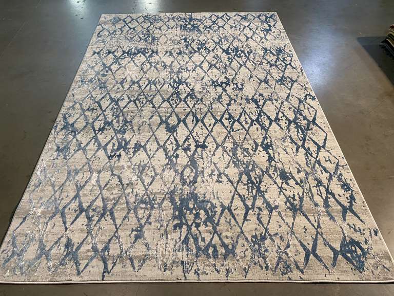 MAGNIFICENT CARVED MODERN RUG 8x11