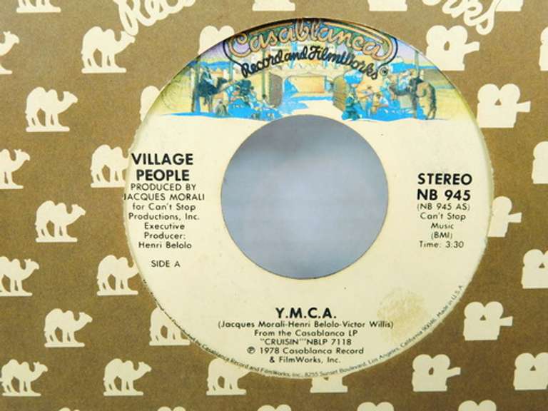 1978 Village People Y.M.C.A. 45 Record w/Sleeve