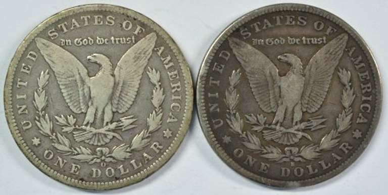 Scarce 1894-O & 1894-S Morgan Silver Dollars