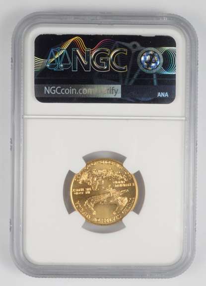 MS69 1998 $10 American Gold Eagle 1/4 Oz - Graded NGC