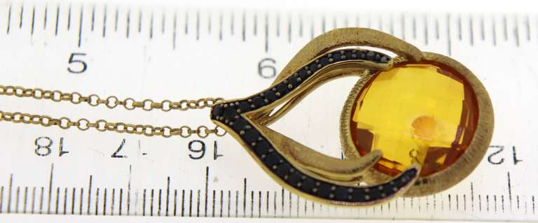 Sterling Silver Citrine Necklace
