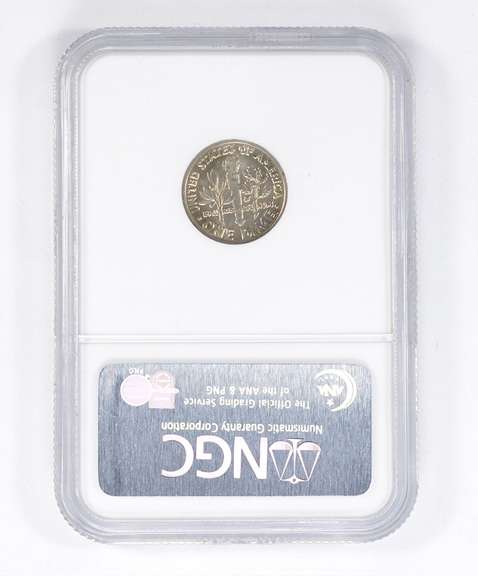 MS65 1982 Roosevelt Dime - No P - Graded NGC