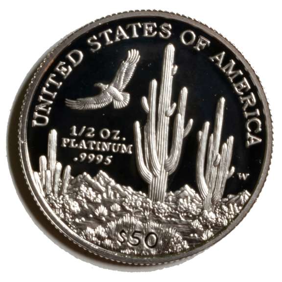 2001 Proof $50 Platinum Eagle